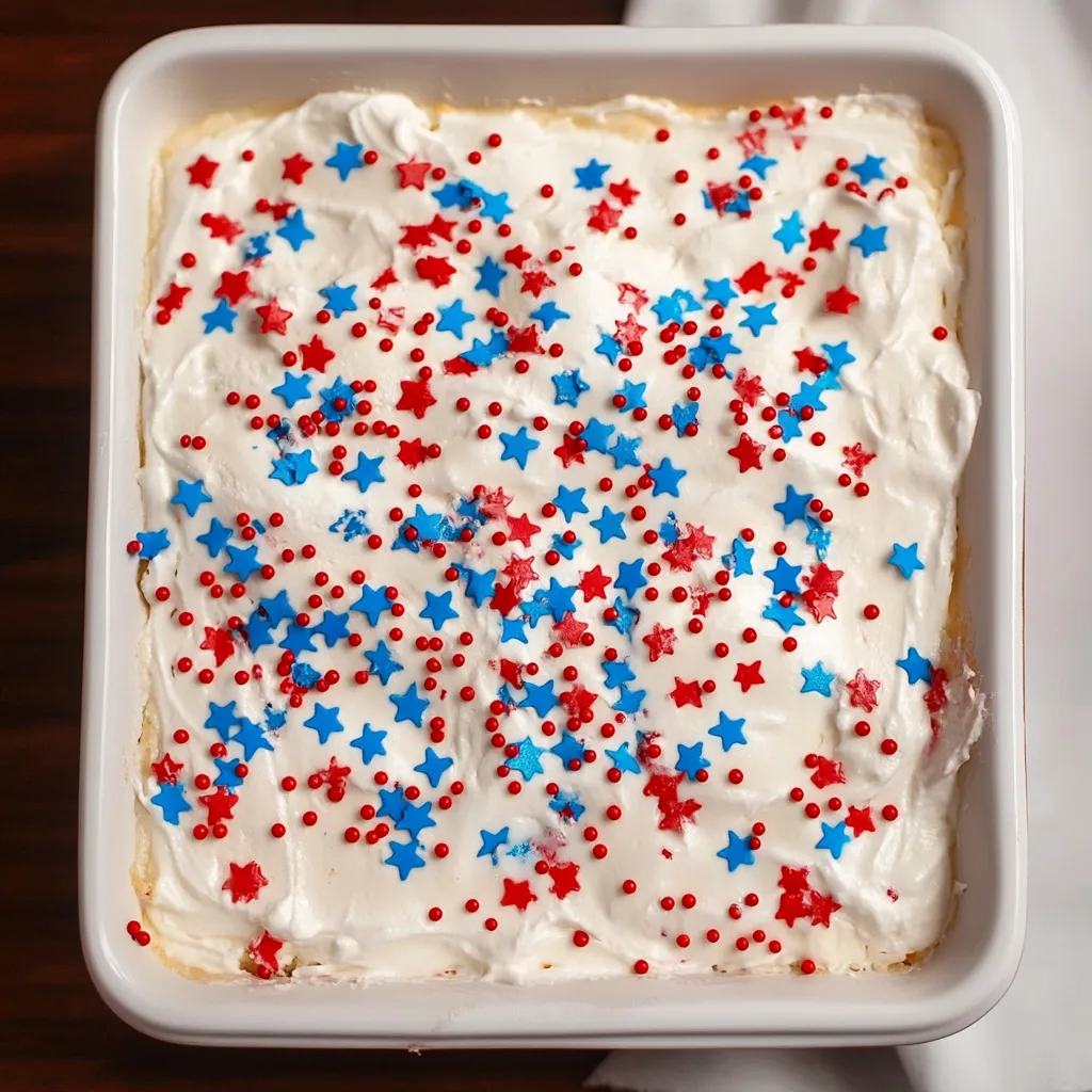 Patriotic Poke Cake Recipe