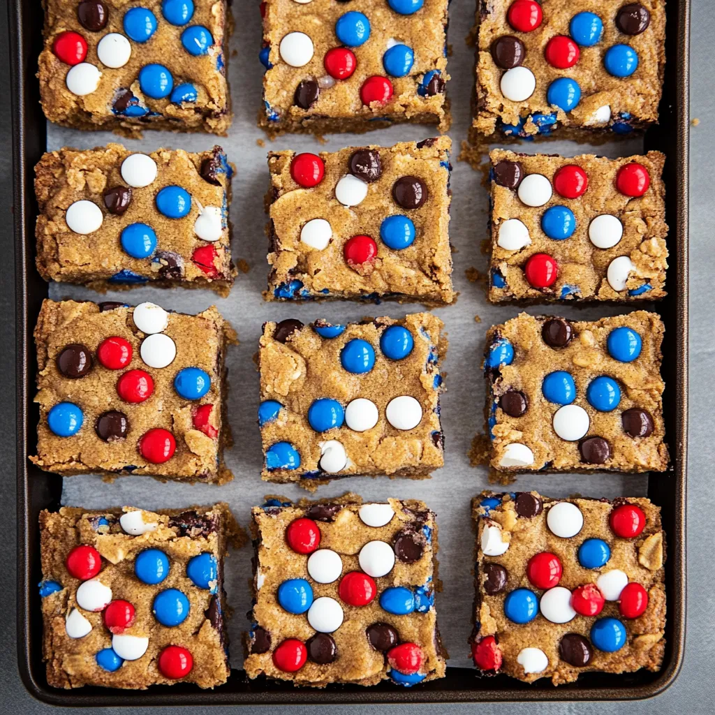 4th of July Cookie Bars