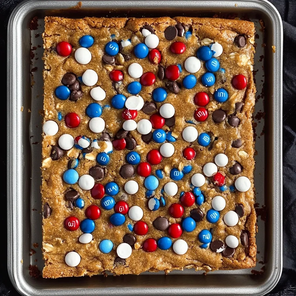 Patriotic Cookie Bars