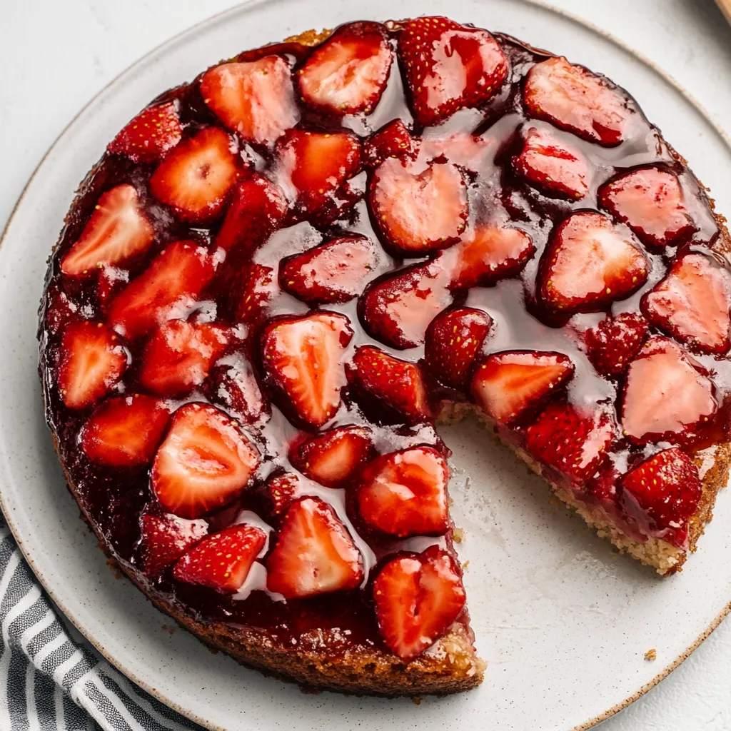 Strawberry Upside Down Cake Recipe
