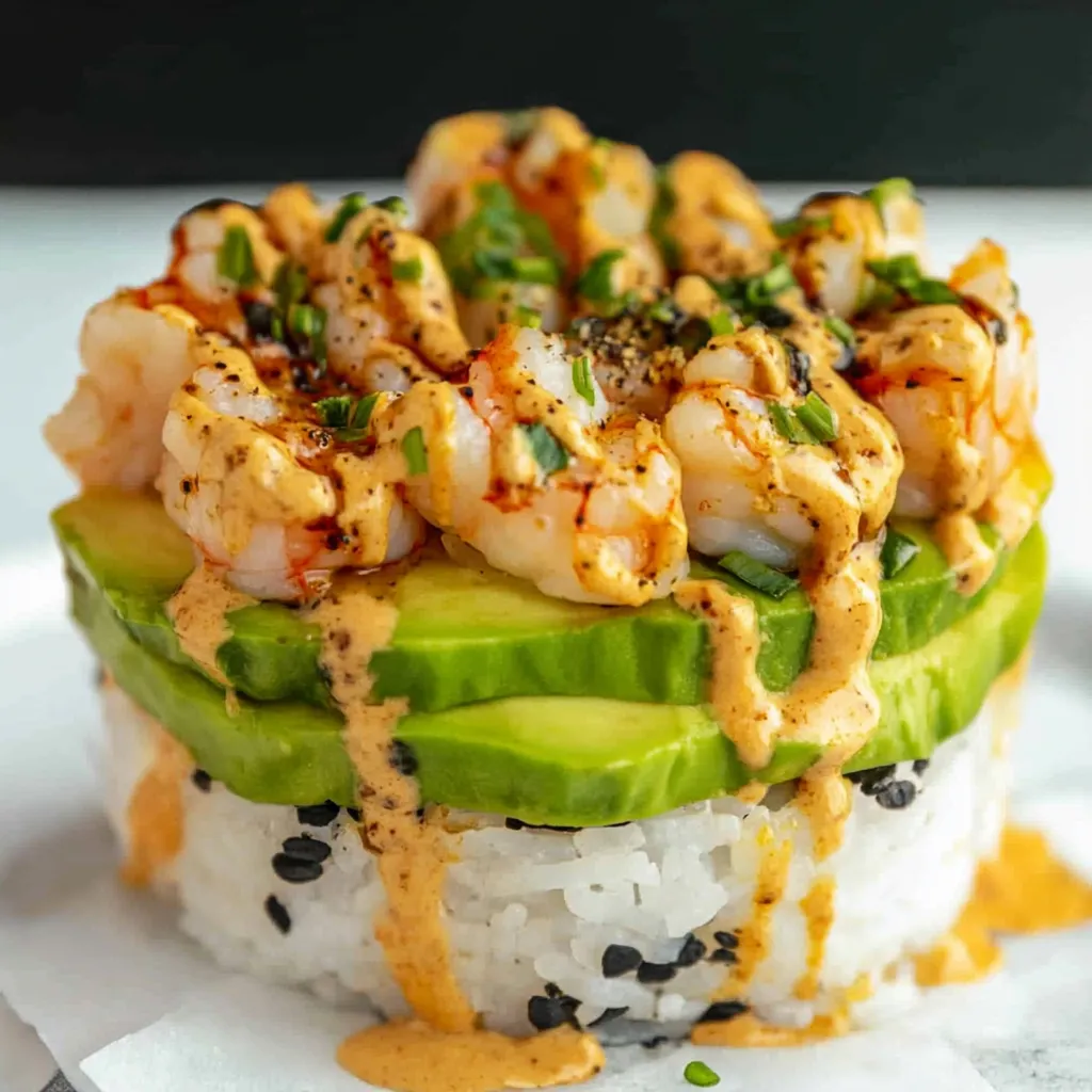 Shrimp Sushi Stack