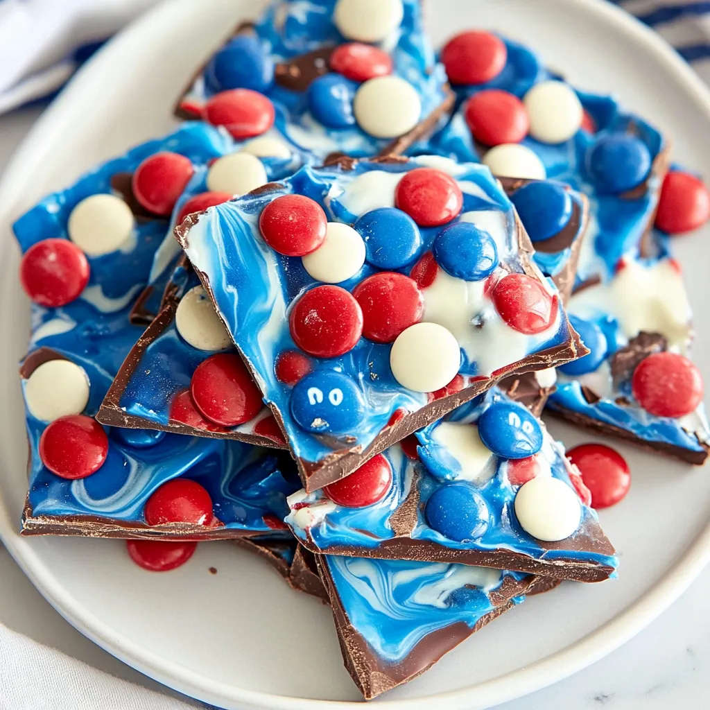 Red White and Blue Bark Recipe