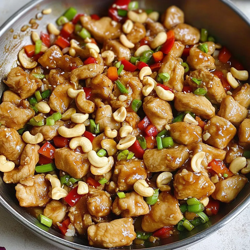 Quick Cashew Chicken Dinner