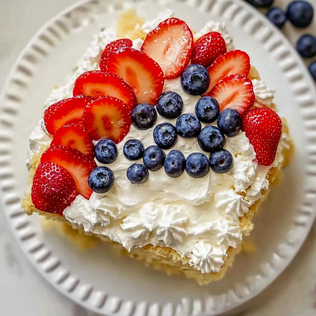 Easy Patriotic Flag Cake Recipe