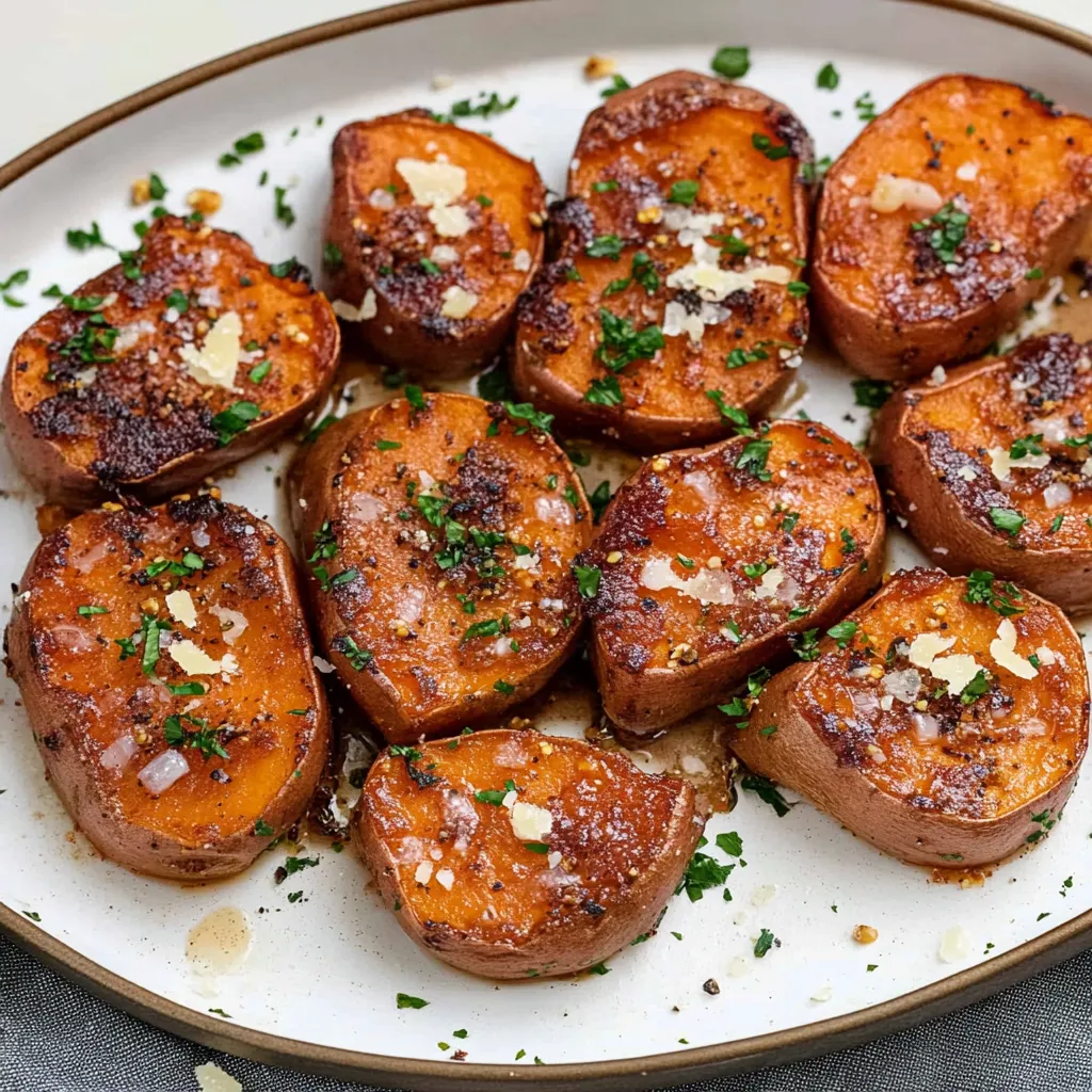 Smashed Sweet Potatoes