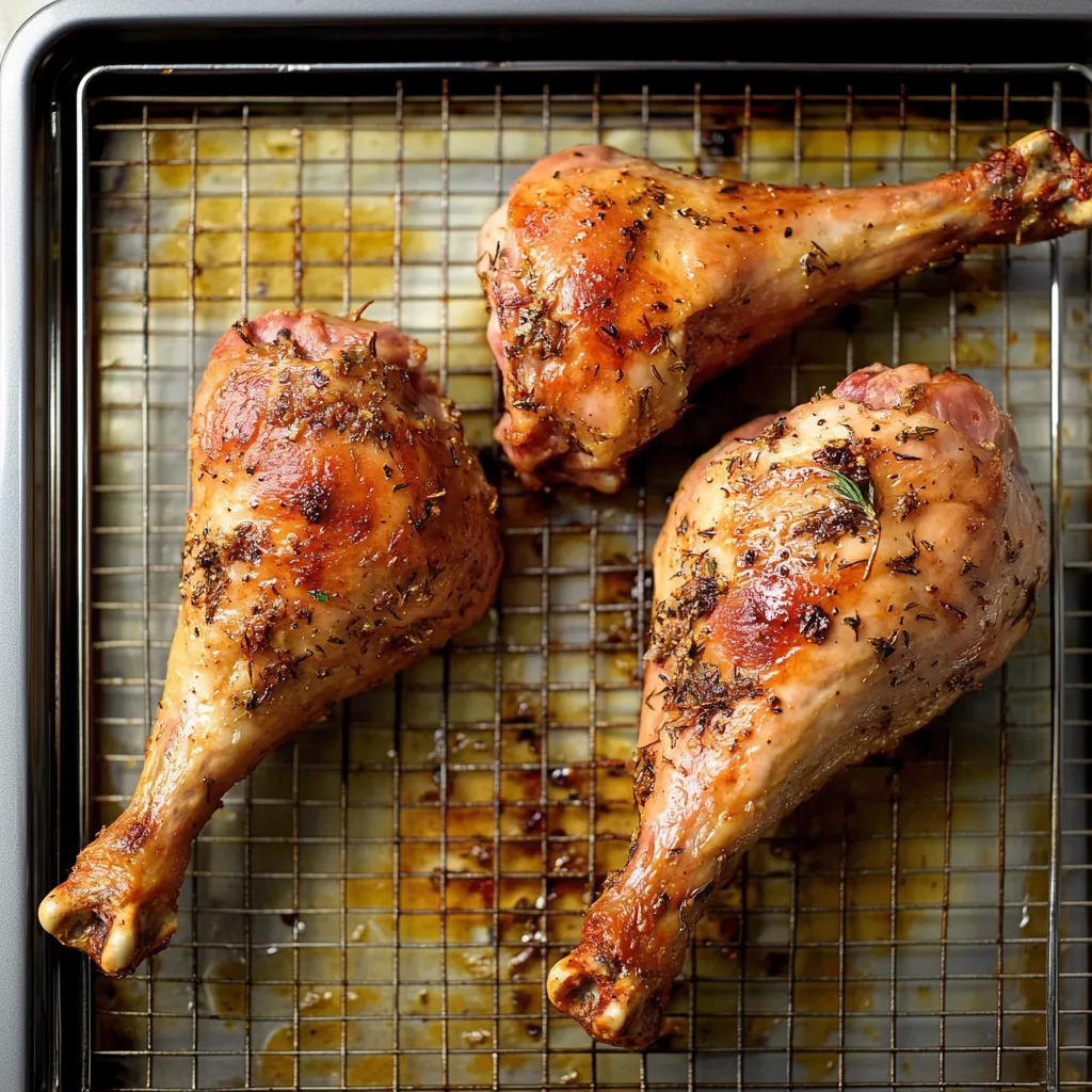 Crispy Roasted Turkey Legs