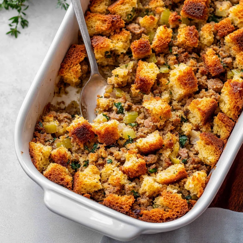 Homemade Cornbread Stuffing Recipe