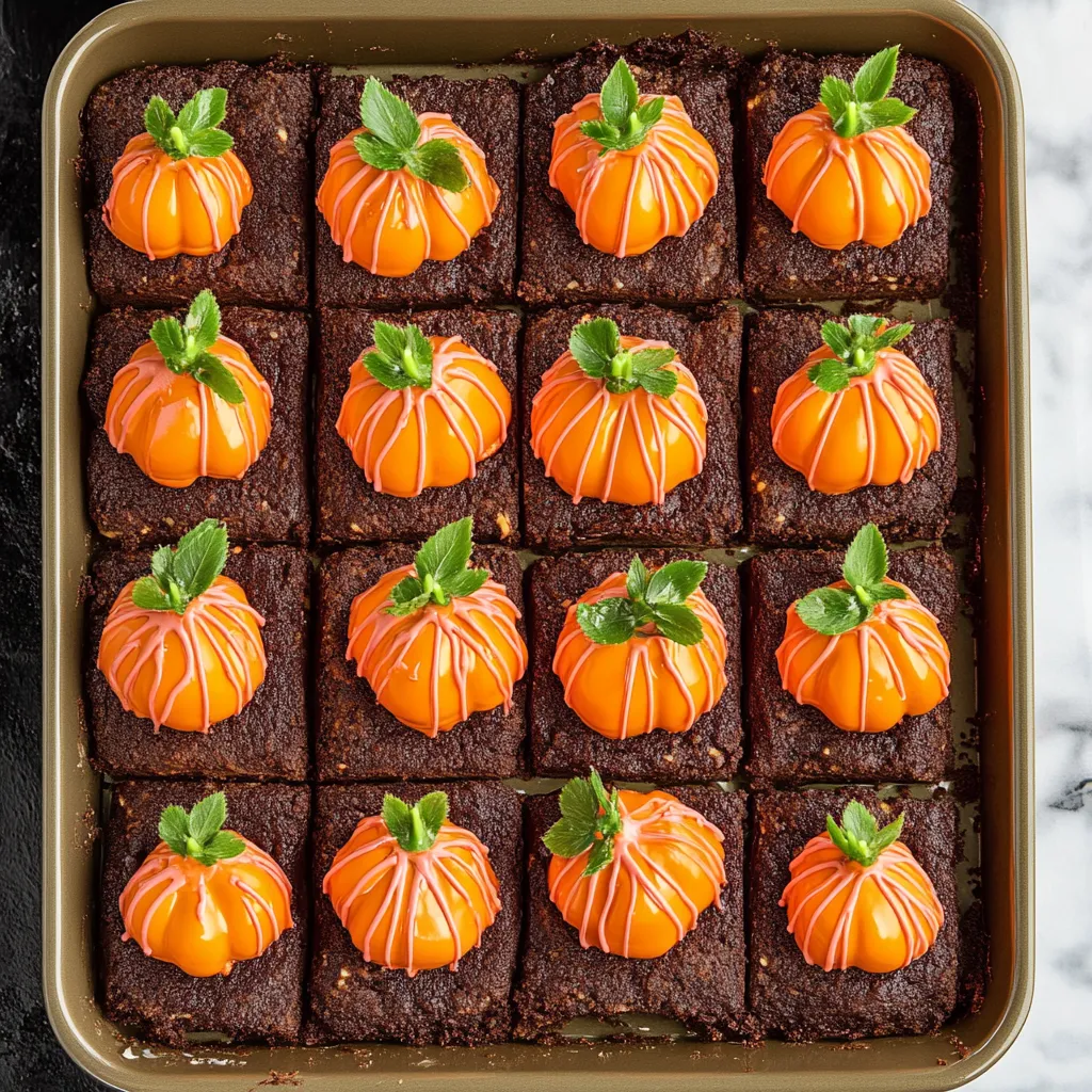 Pumpkin Patch Brownies