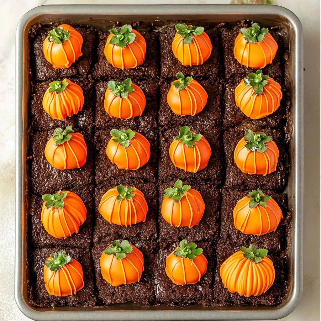 Pumpkin Brownies