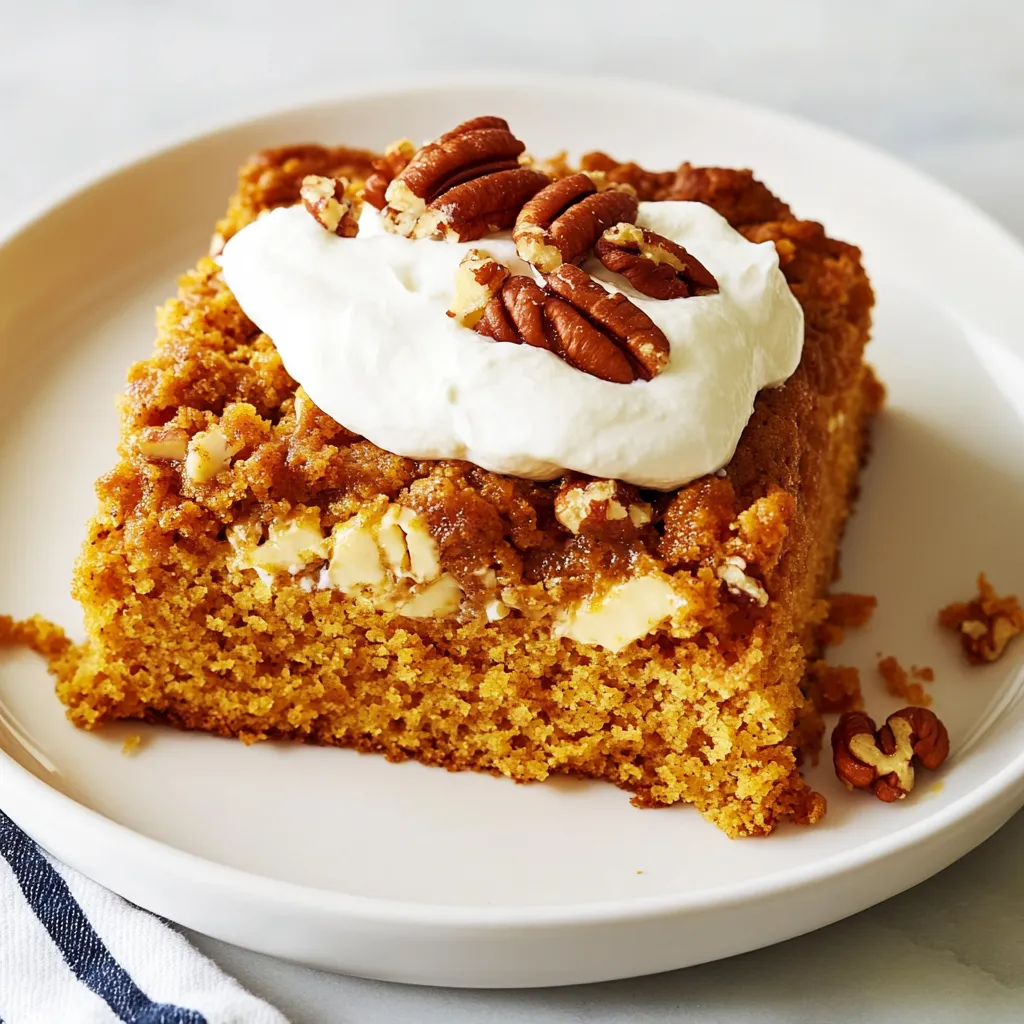 Pumpkin Crunch Cake
