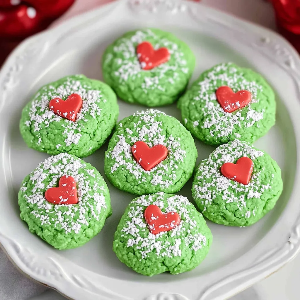 Grinch Cookies