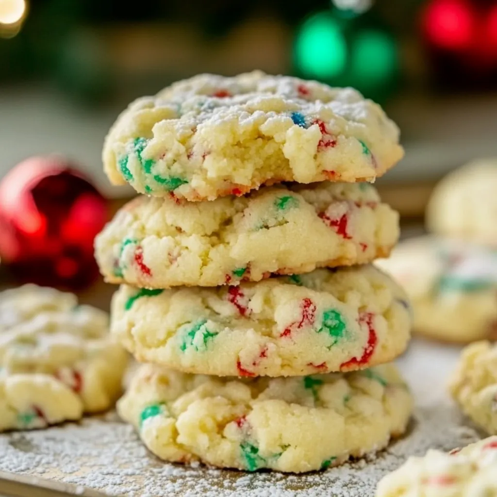 Christmas Gooey Butter Cookies