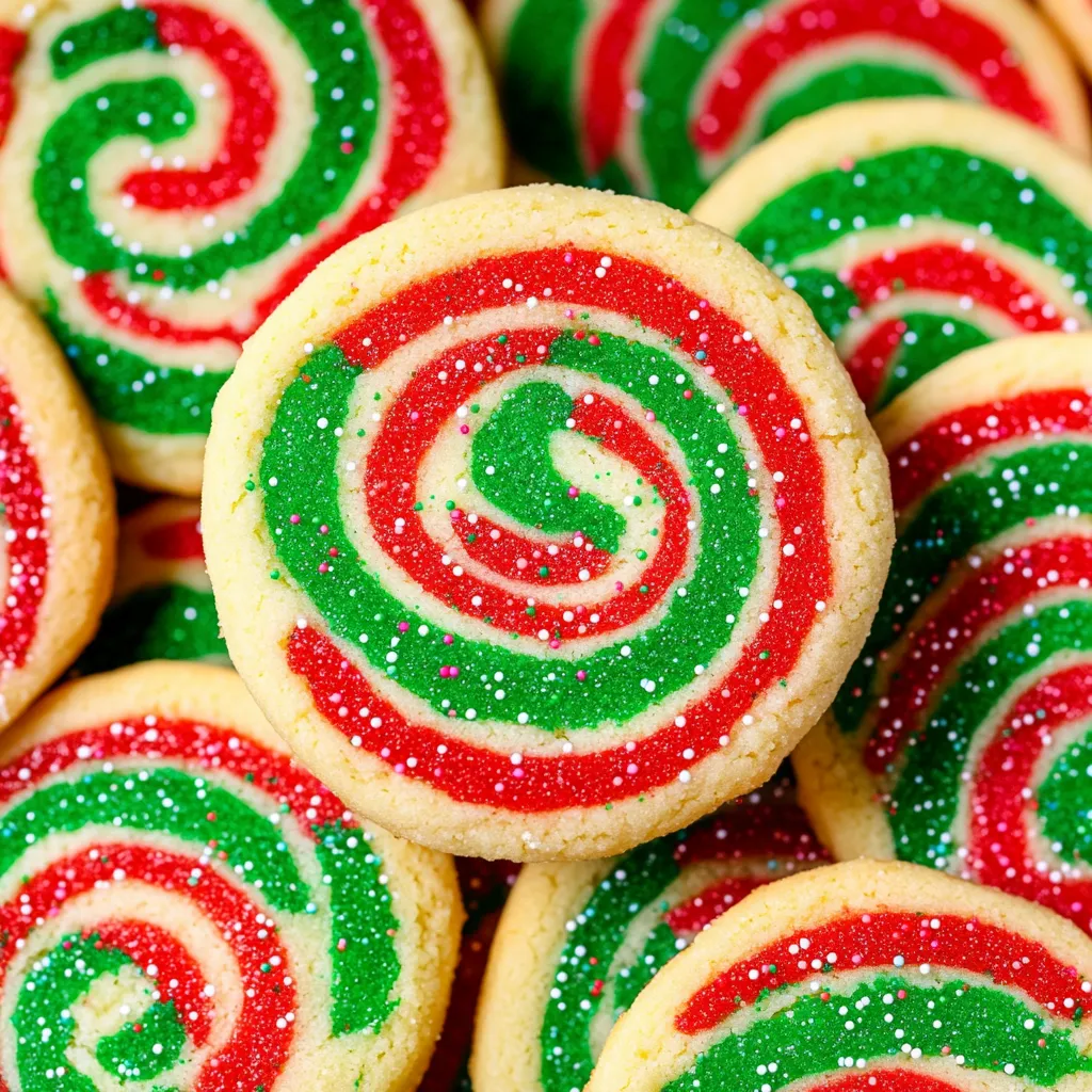 Christmas Pinwheel Cookies