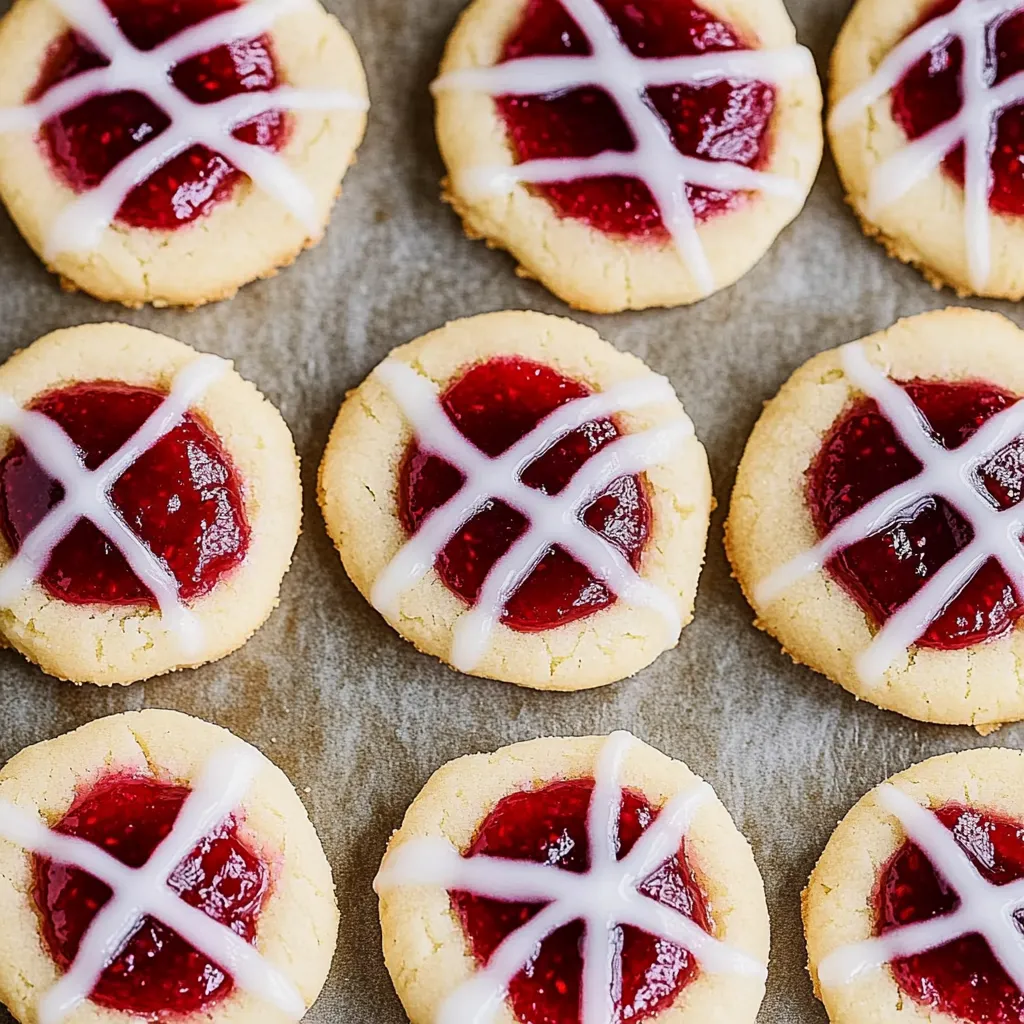Easy Raspberry Almond Cookies