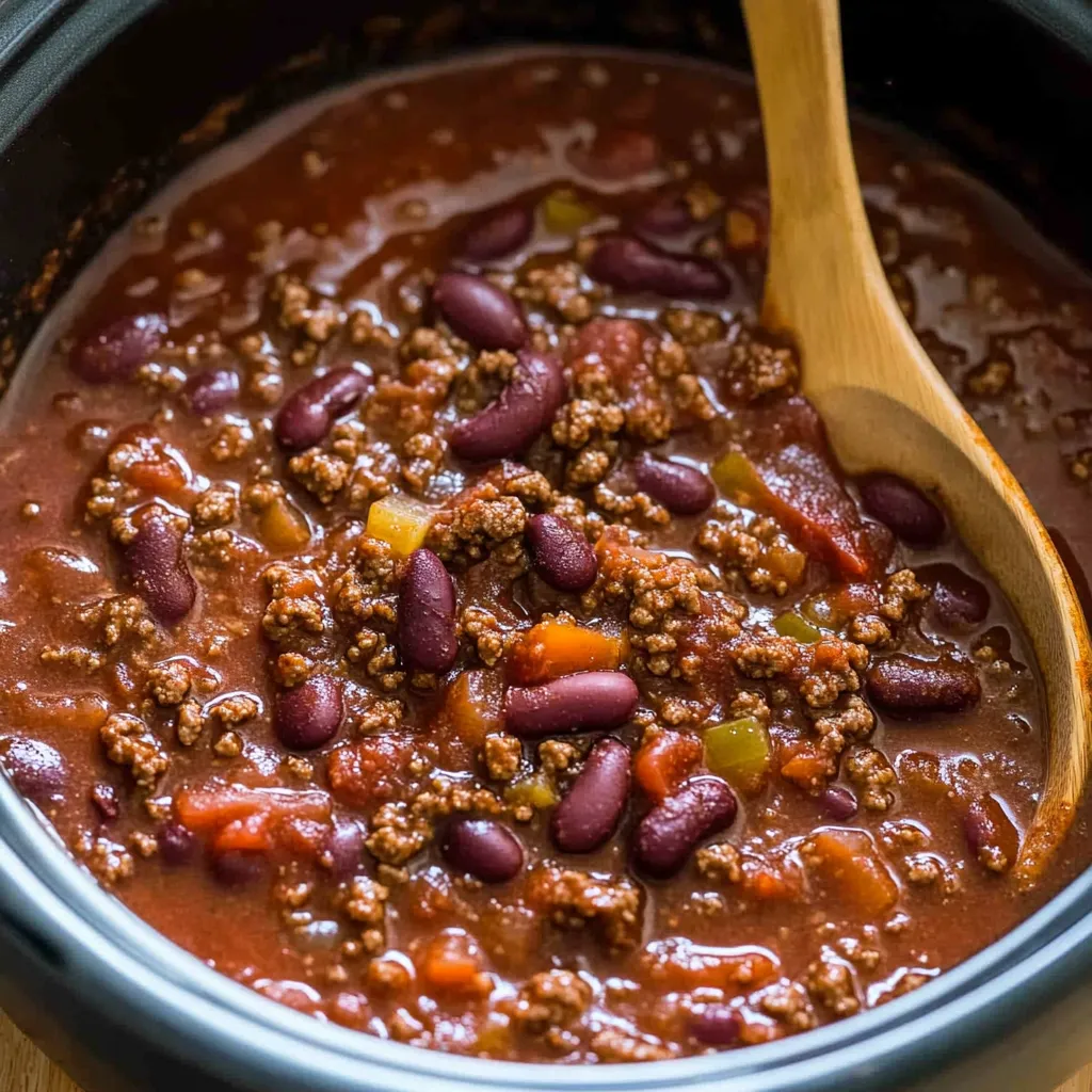 Easy Slow Cooker Chili Recipe