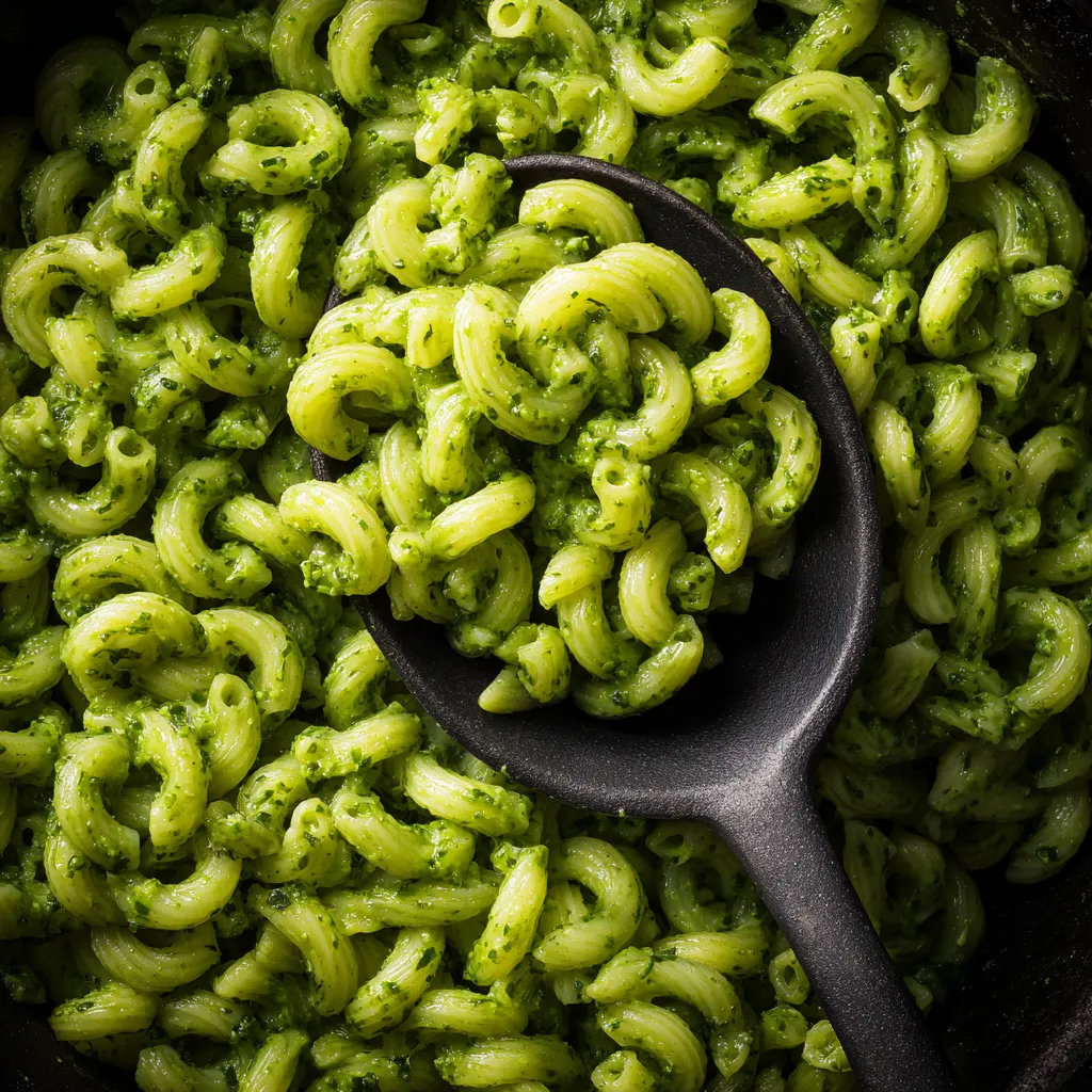 Spooky Green Mac Cheese