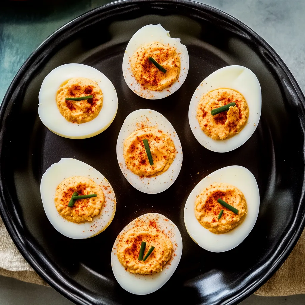 Halloween Deviled Eggs