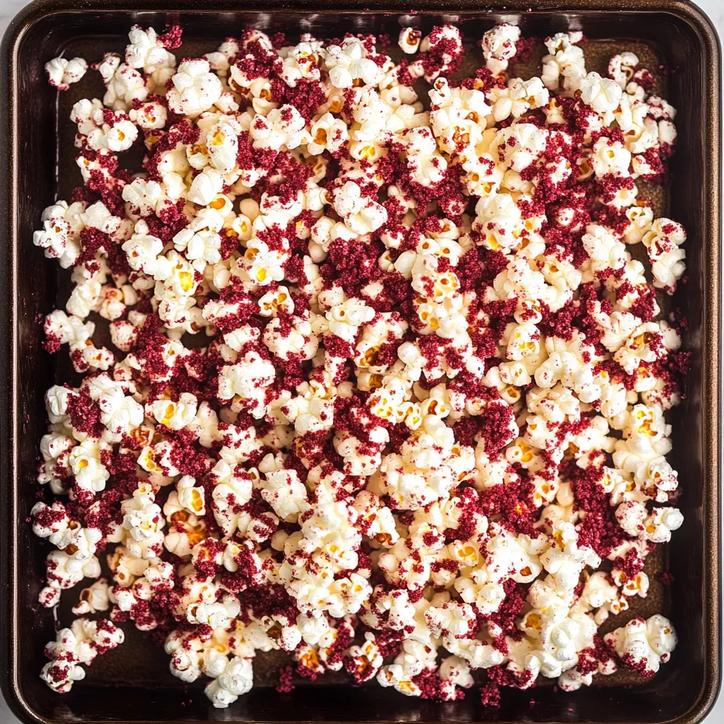 Sweet Red Velvet Popcorn