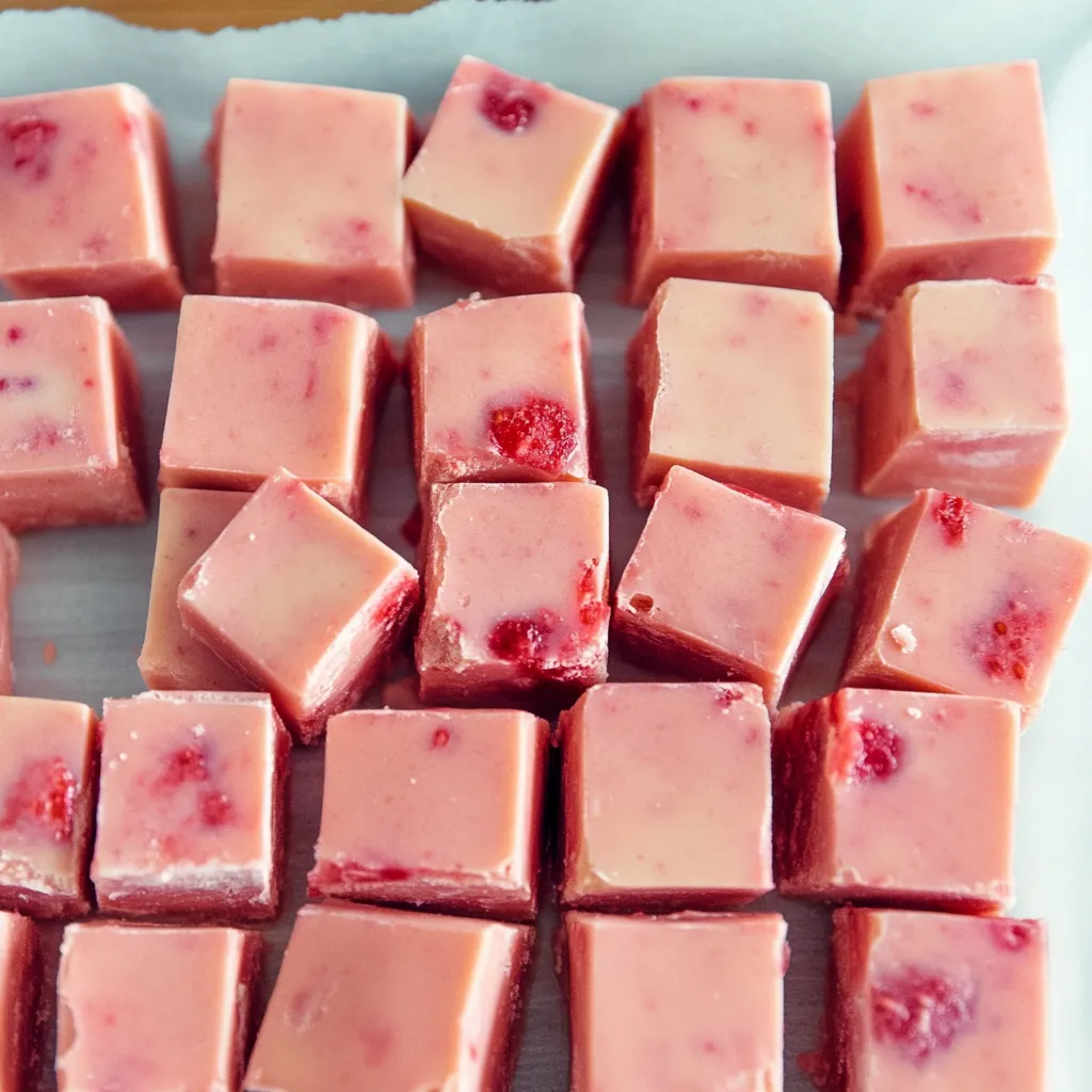 Easy Strawberry Fudge Recipe