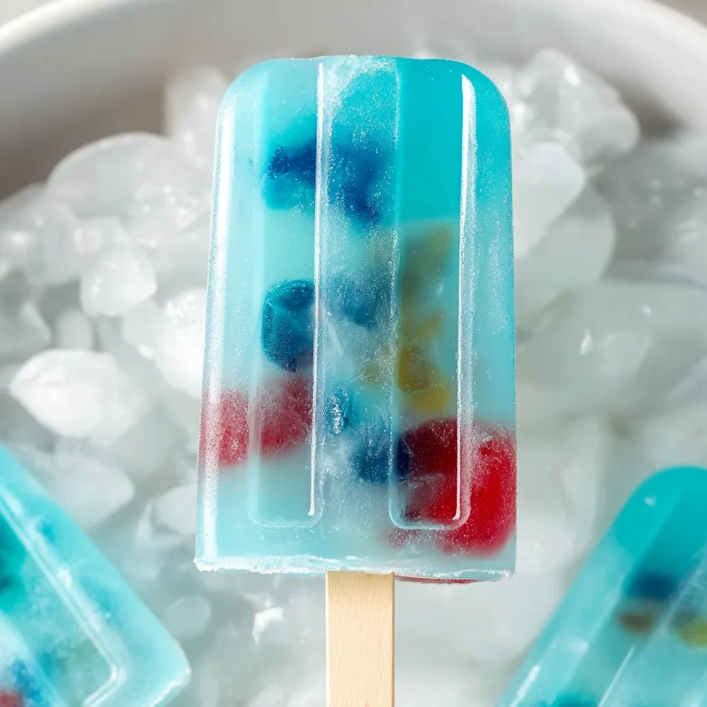Ocean Blue Lemonade Popsicles