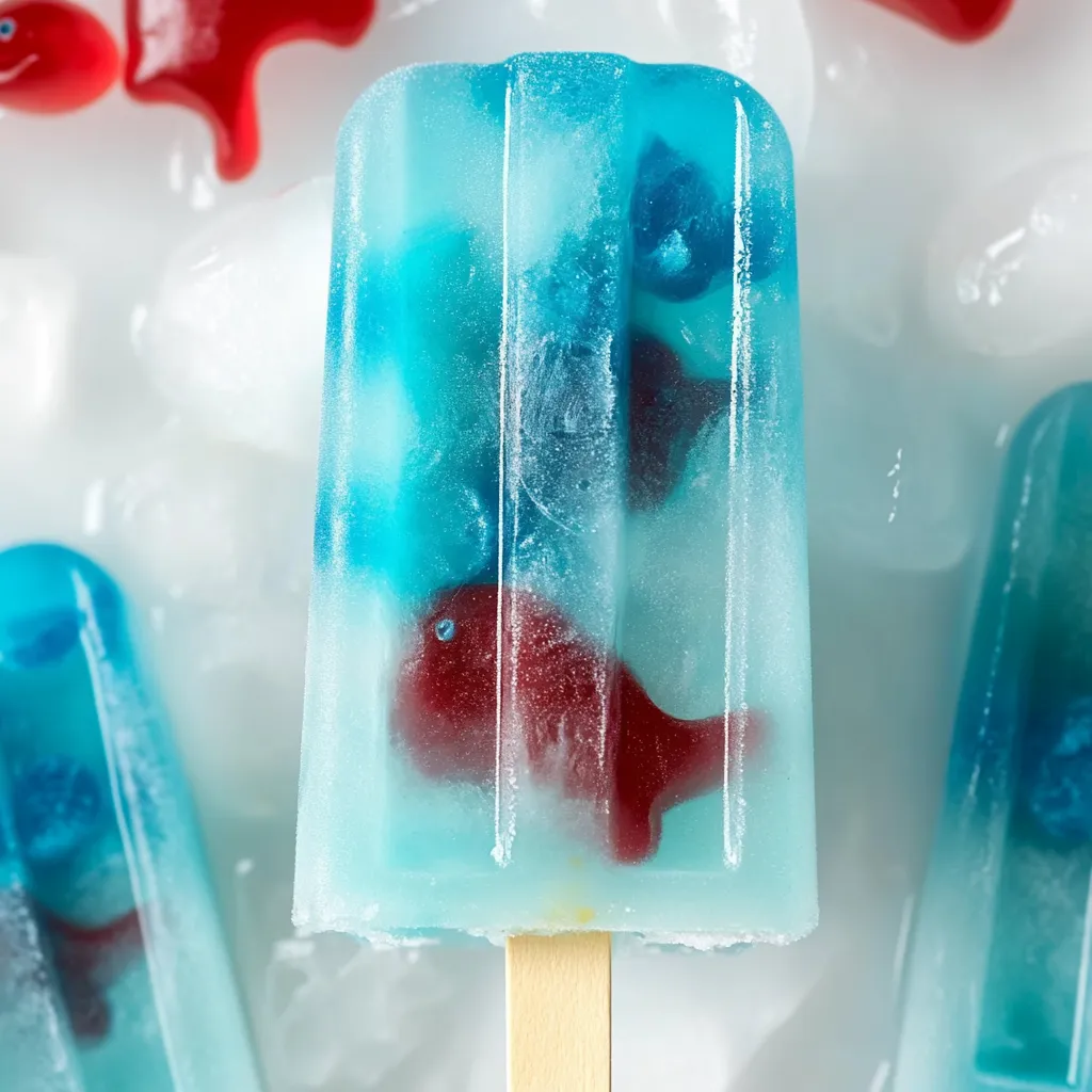 Easy Ocean Blue Popsicles