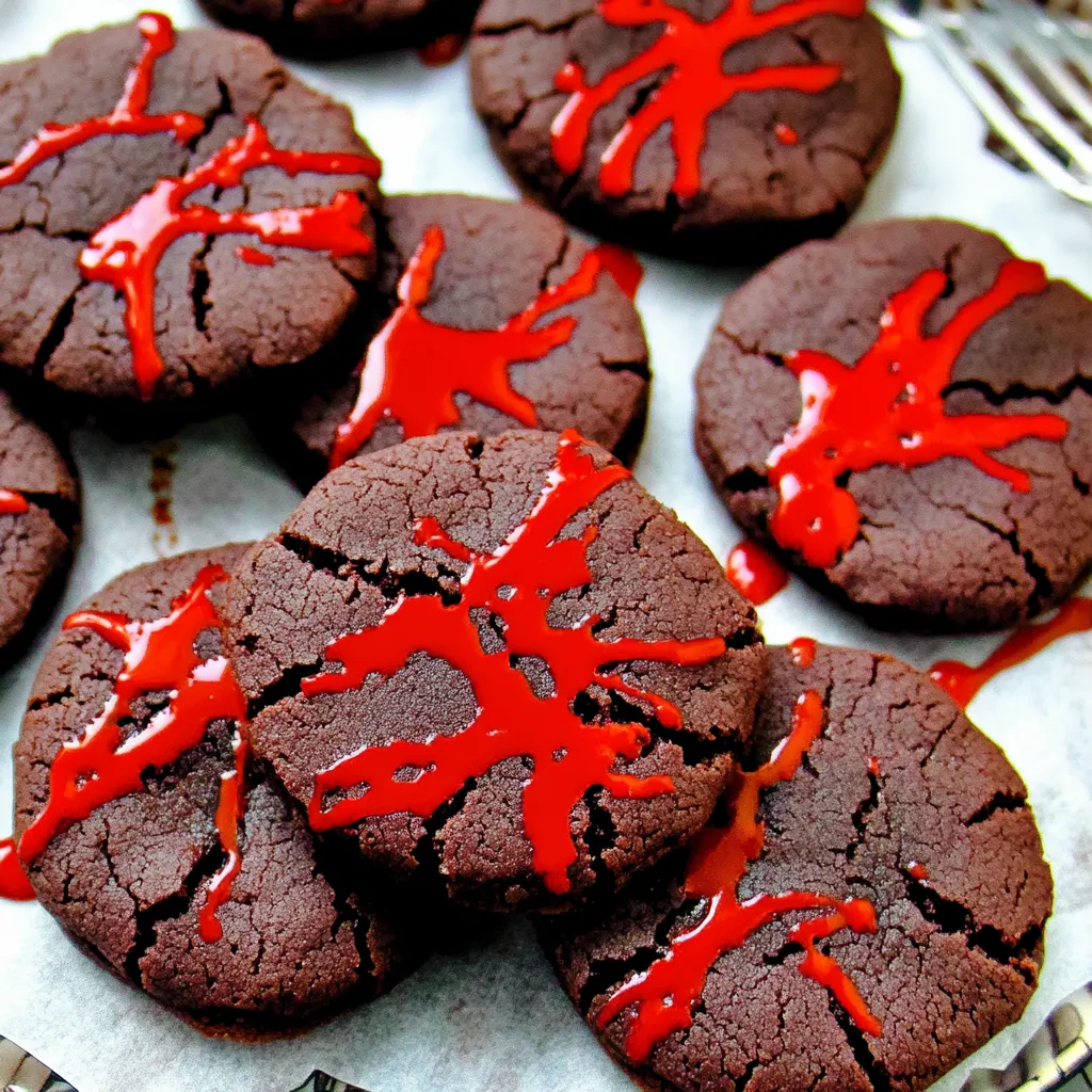 Blood Splatter Cookies