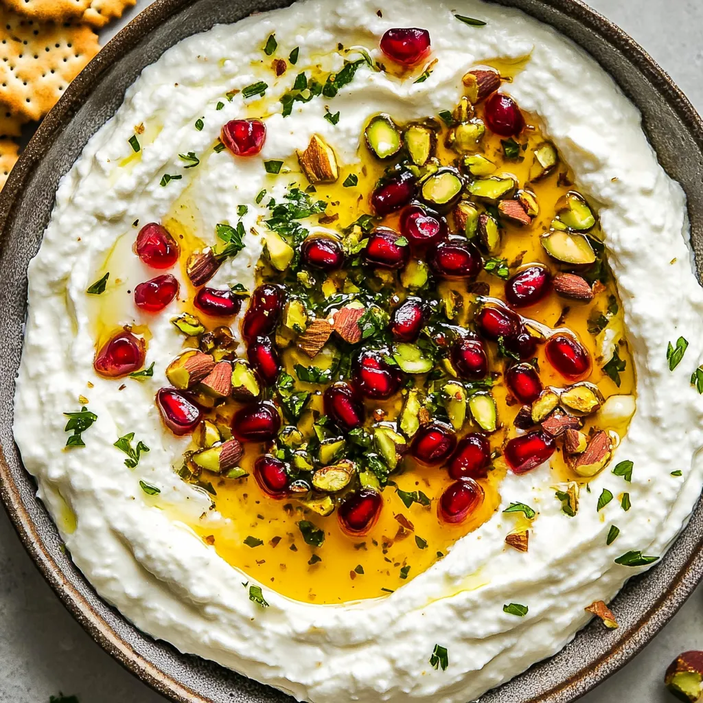Creamy Whipped Feta Dip with Hot Honey