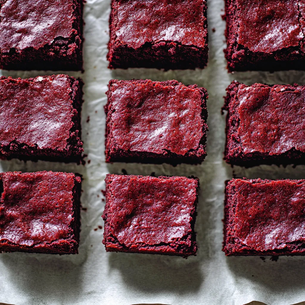 Rich Red Velvet Brownies Recipe
