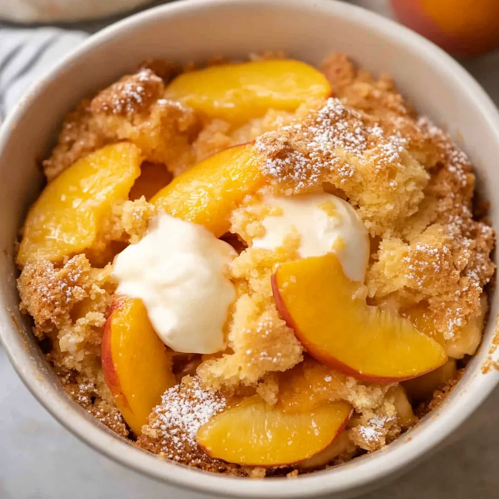Summer Peach Cobbler Recipe