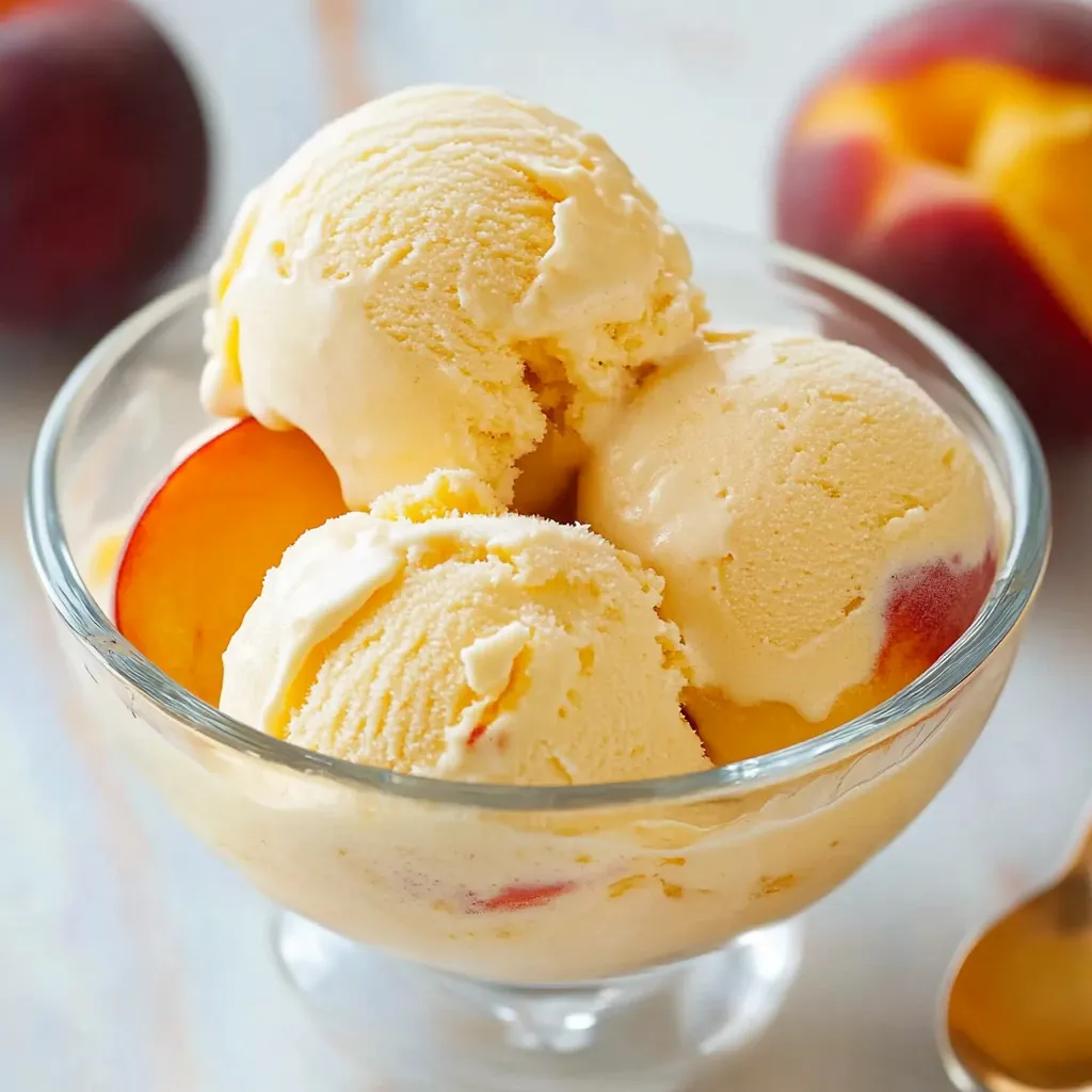 Peach Ice Cream