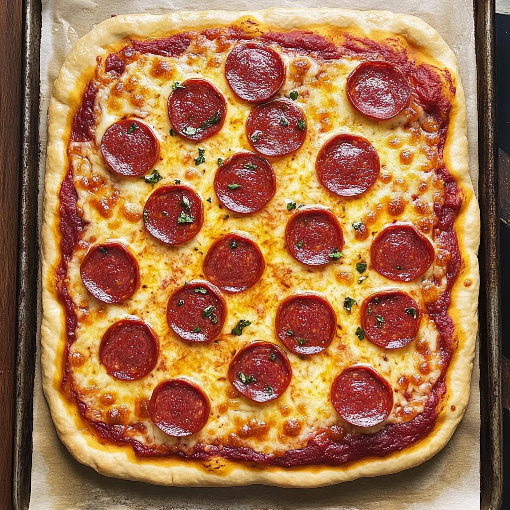 Homemade Pepperoni Pizza Recipe