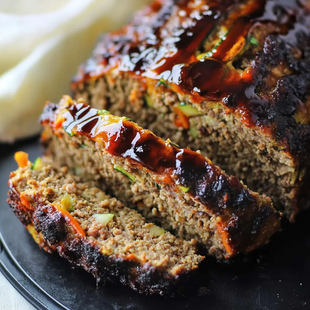 Balsamic Glazed Meatloaf