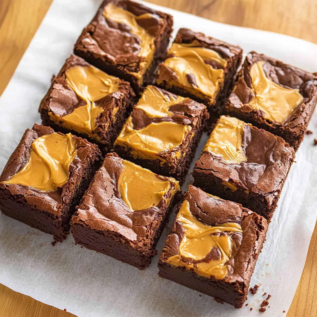 Peanut Butter Brownies
