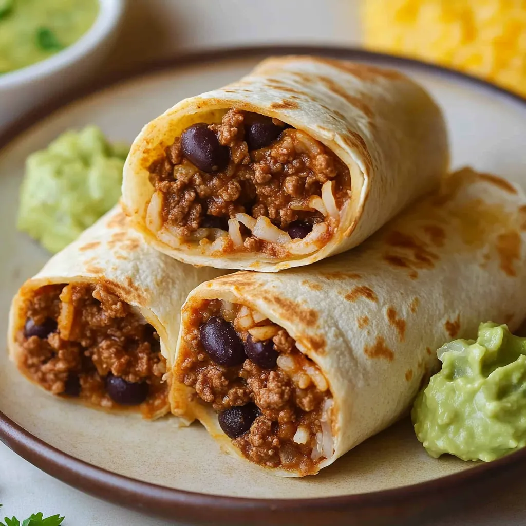 Ground Beef Burritos