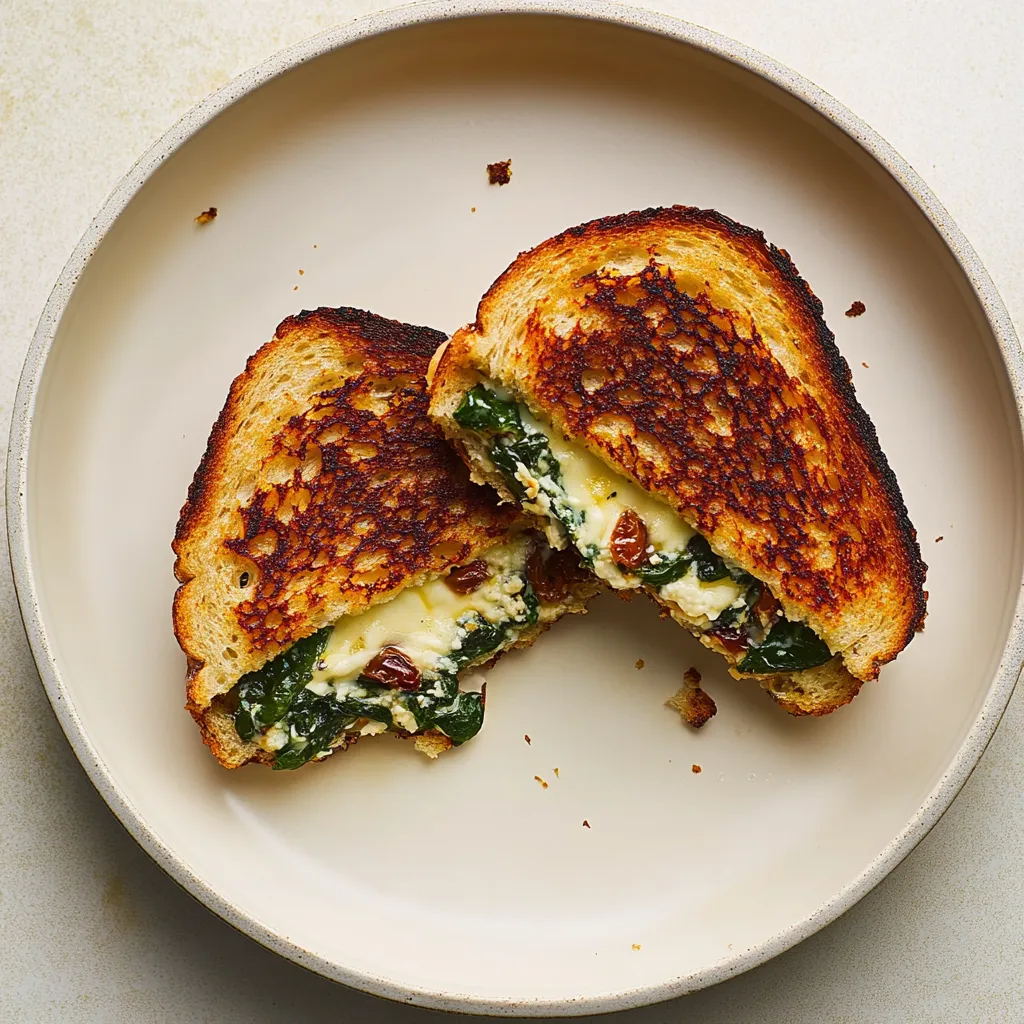 Easy Mediterranean Grilled Cheese Recipe