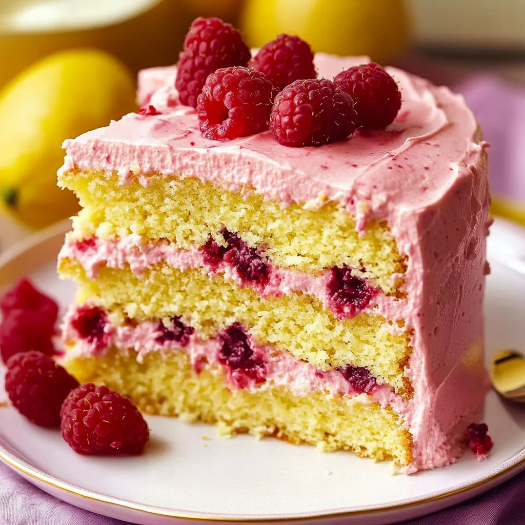 Lemon Raspberry Cake