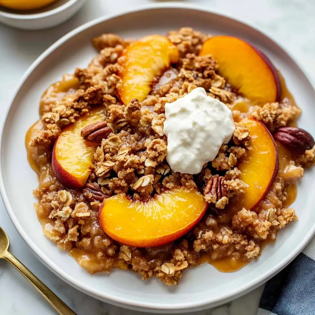 Peach Crisp