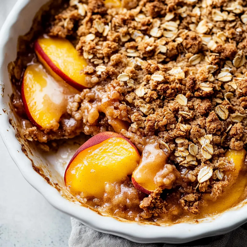 Perfect Peach Crisp Recipe