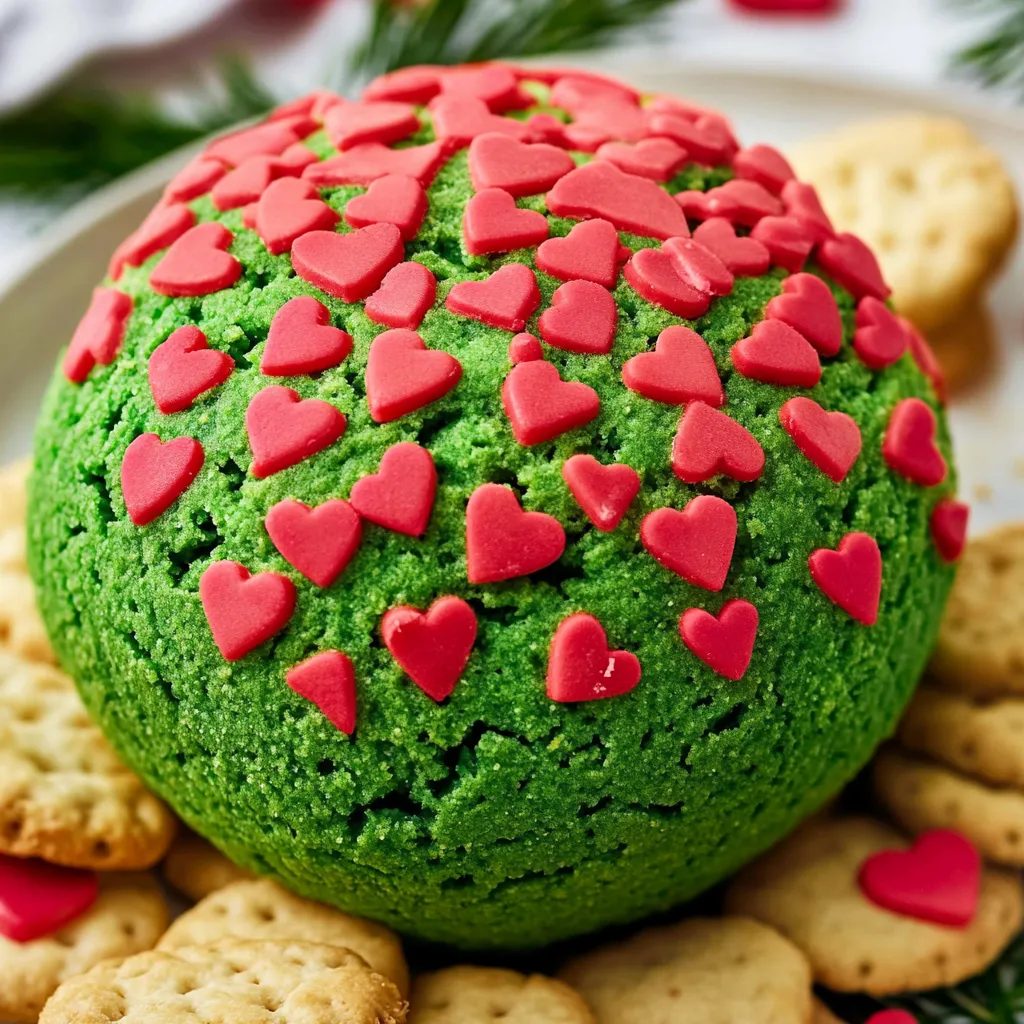 Grinch Cheese Ball