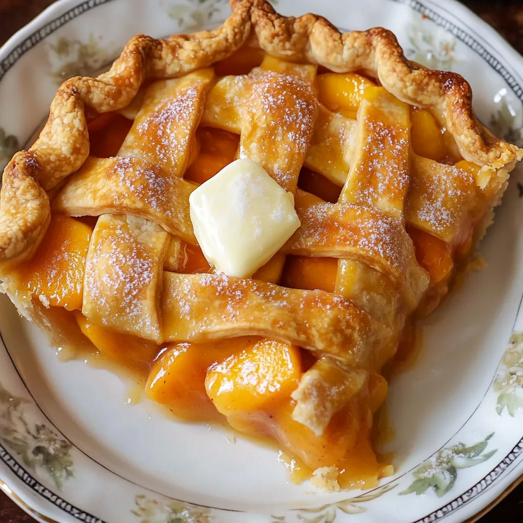 Peach Pie Recipe