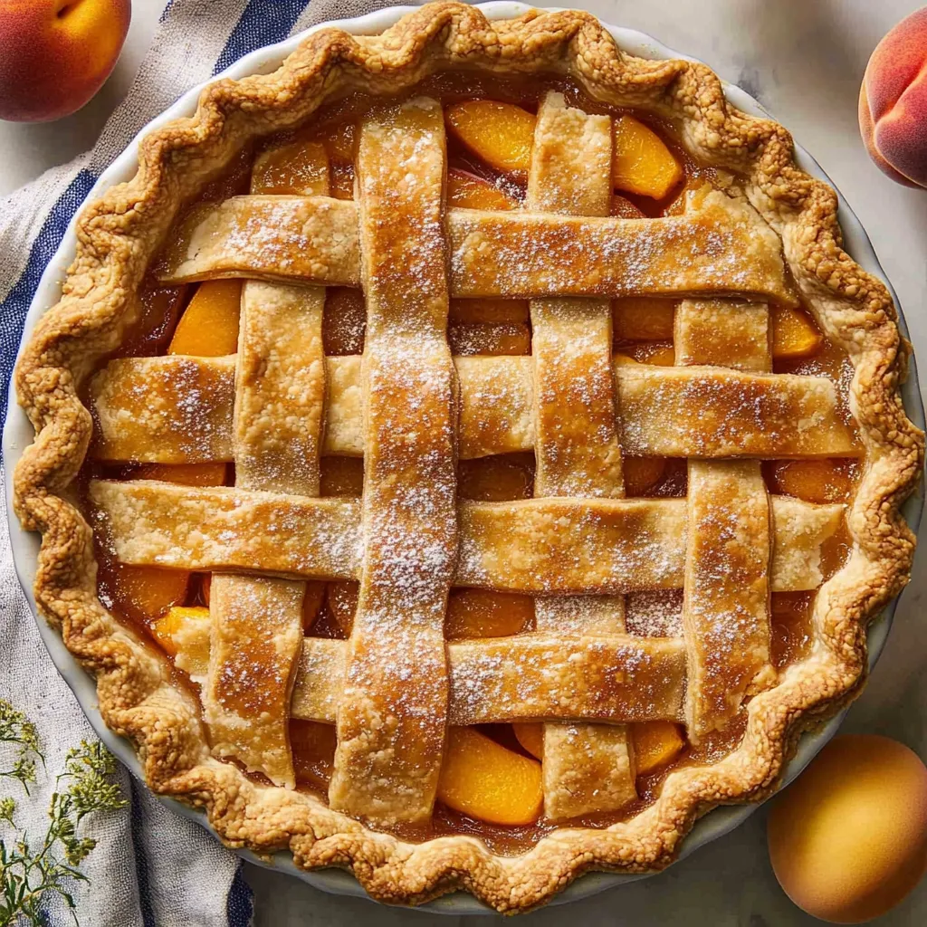 Summer Peach Pie Recipe