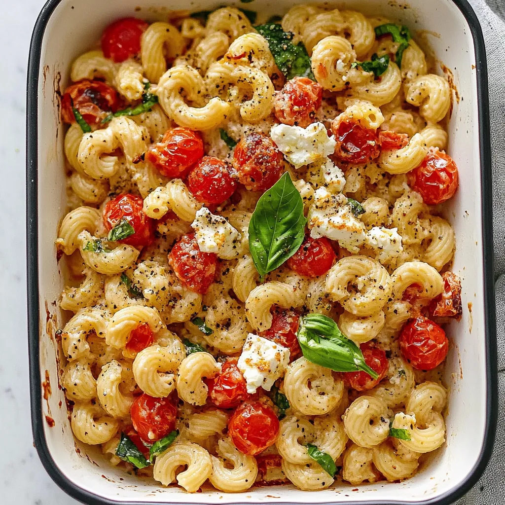 Creamy Baked Feta Pasta Recipe