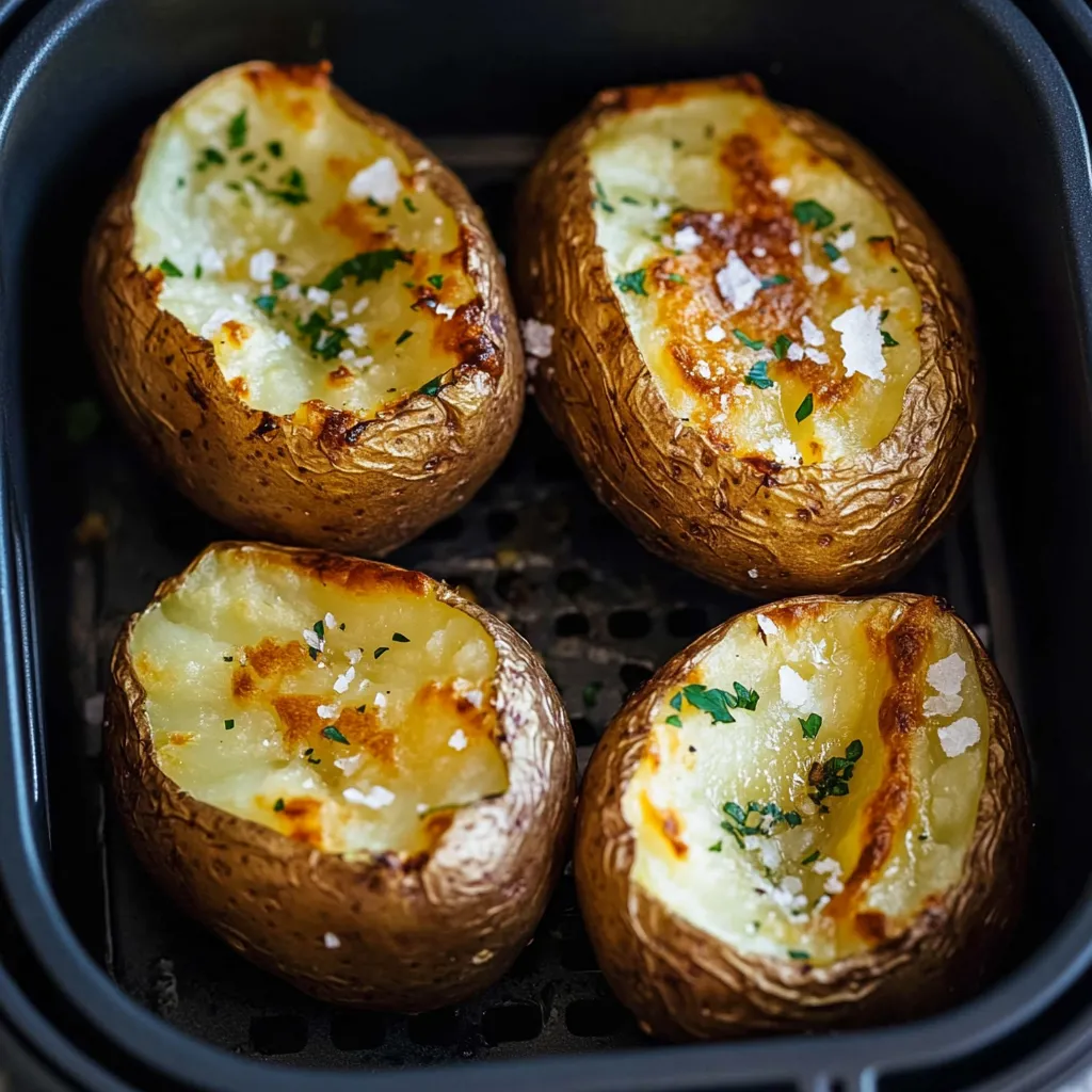 Perfect Air Fryer Baked Potatoes Recipe