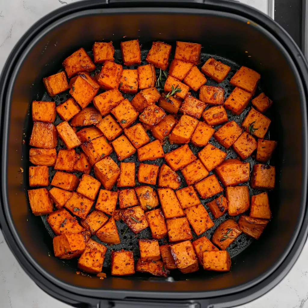 Quick Air Fryer Sweet Potato Cubes Recipe