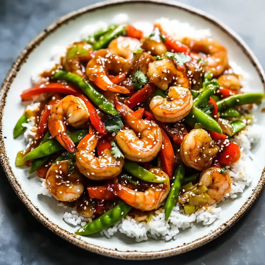 Garlic Shrimp Stir Fry