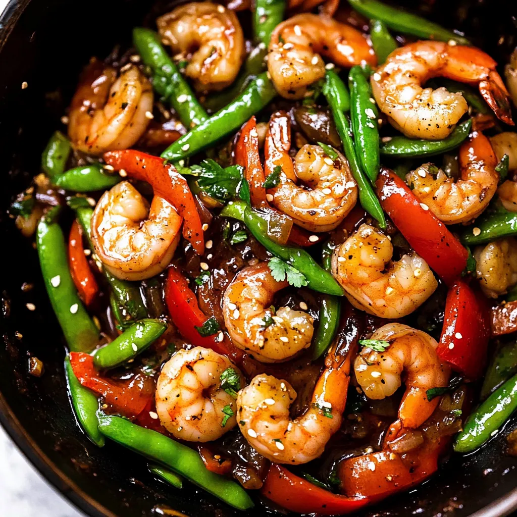 Easy Garlic Shrimp Stir Fry Recipe