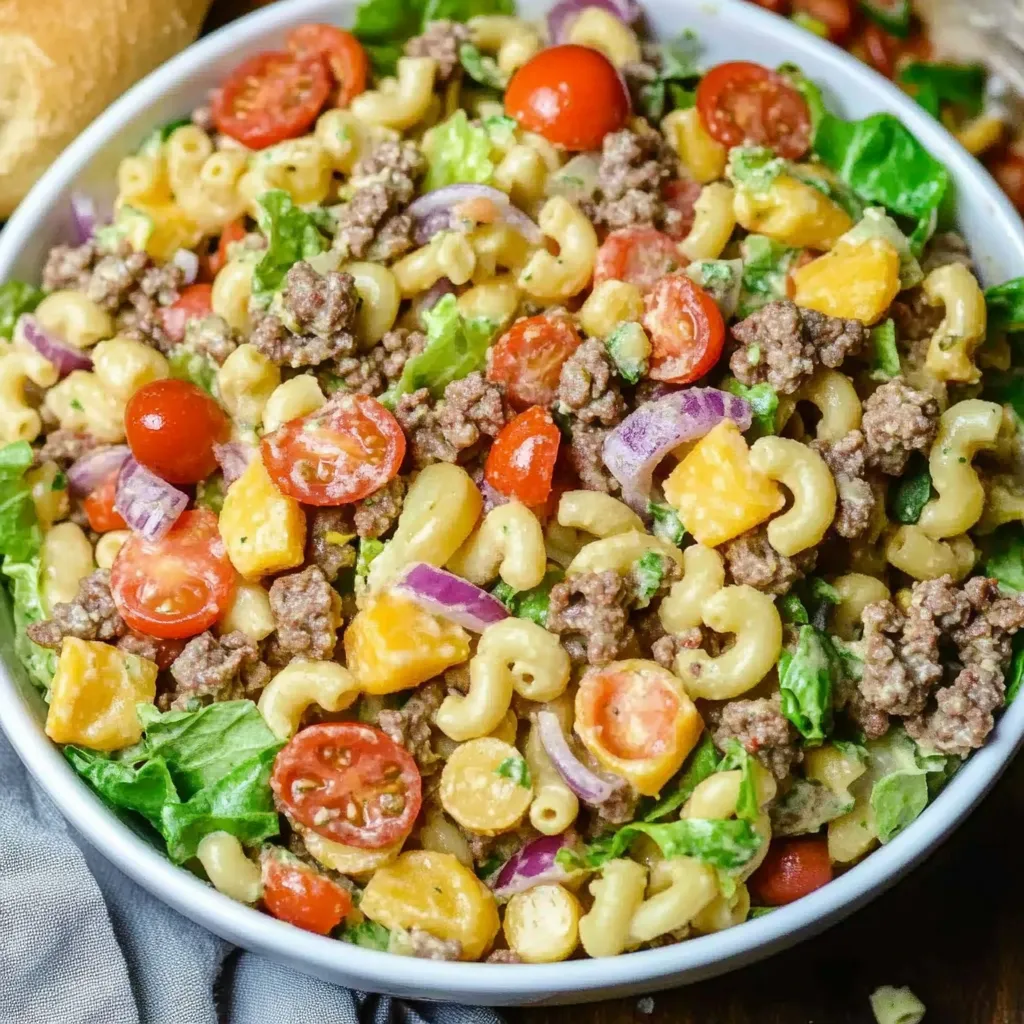 Big Mac Pasta Salad