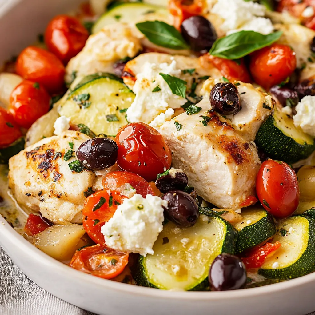 Mediterranean Chicken Bake