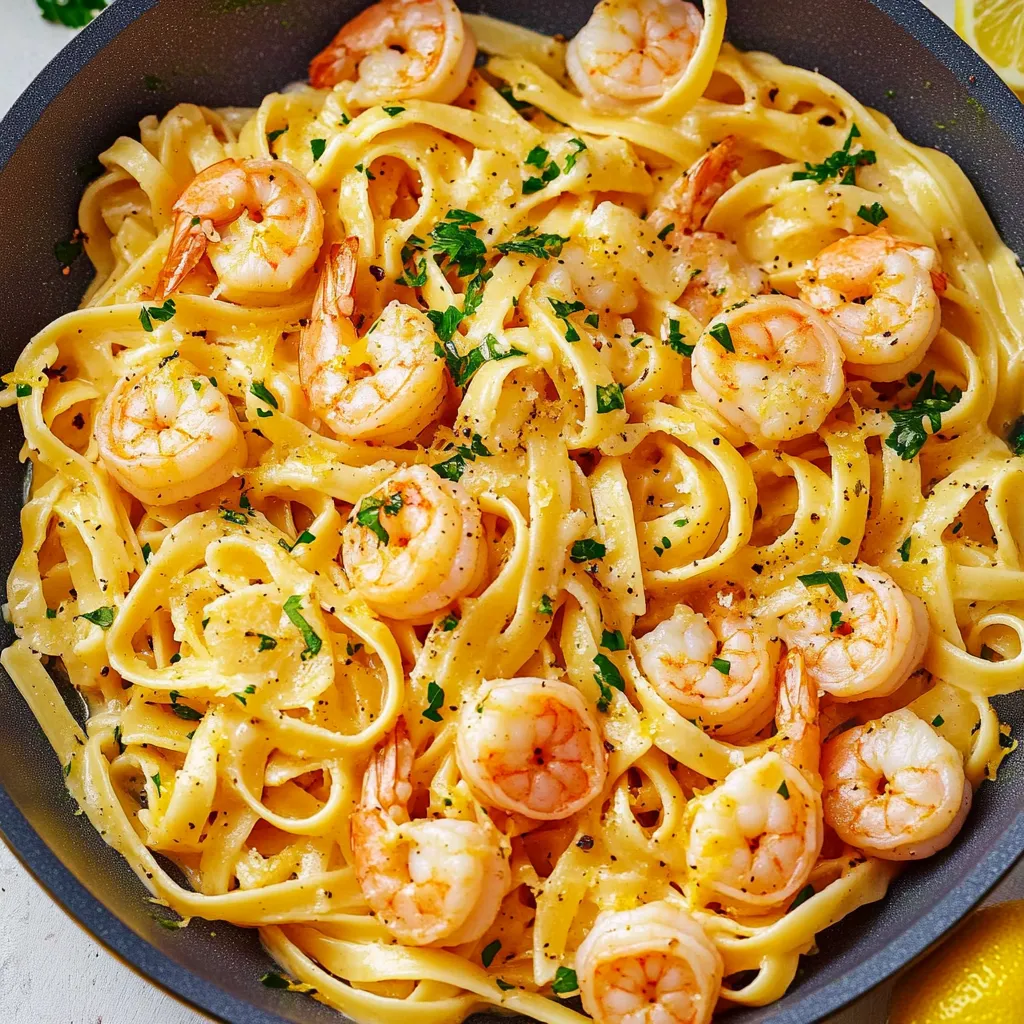 Garlic Butter Shrimp Pasta