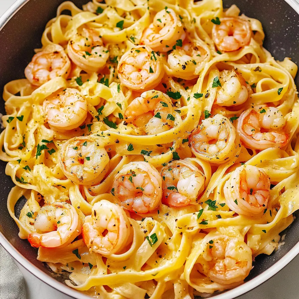 Easy Garlic Shrimp Pasta Recipe